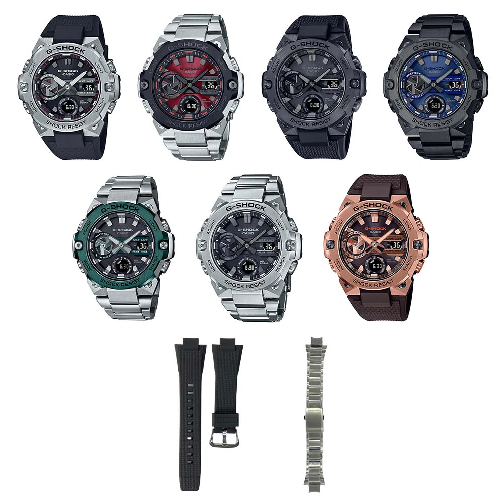 Casio G-Shock นาฬิกาข้อมือผู้ชาย / สายนาฬิกา รุ่น GST-B400,GST-B400AD,GST-B400BD,GST-B400D,GST-B400CD,GST-B400MV (GST-B400-1A,GST-B400AD-1A4,GST-B400BD-1A2,GST-B400D-1A,GST-B400CD-1A3,GST-B400MV-5A,GST-B400BB-1A) ราคา 8,710 บาท*ส่งฟรี