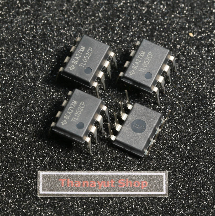 TL052CPแท้ Texas Instruments 8-Pin PDIP(100%Genuine Made in Mexico)Dual ENHANCED-JFET OP Amp THD=0.003%