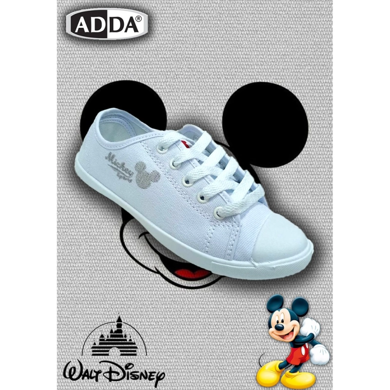 ภาพหน้าปกสินค้าADDA รองเท้านักเรียน รองเท้านักเรียนหญิง รองเท้าพละ รุ่น Micky Mouse รุ่น 41H04