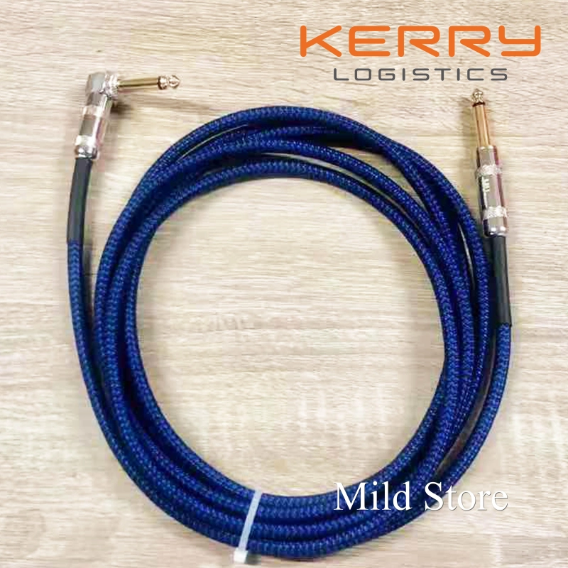 ภาพหน้าปกสินค้าMU cable สายแจ๊คกีตาร์ รุ่น02 g cable หัวตรง-งอ ยาว 3 เมตร