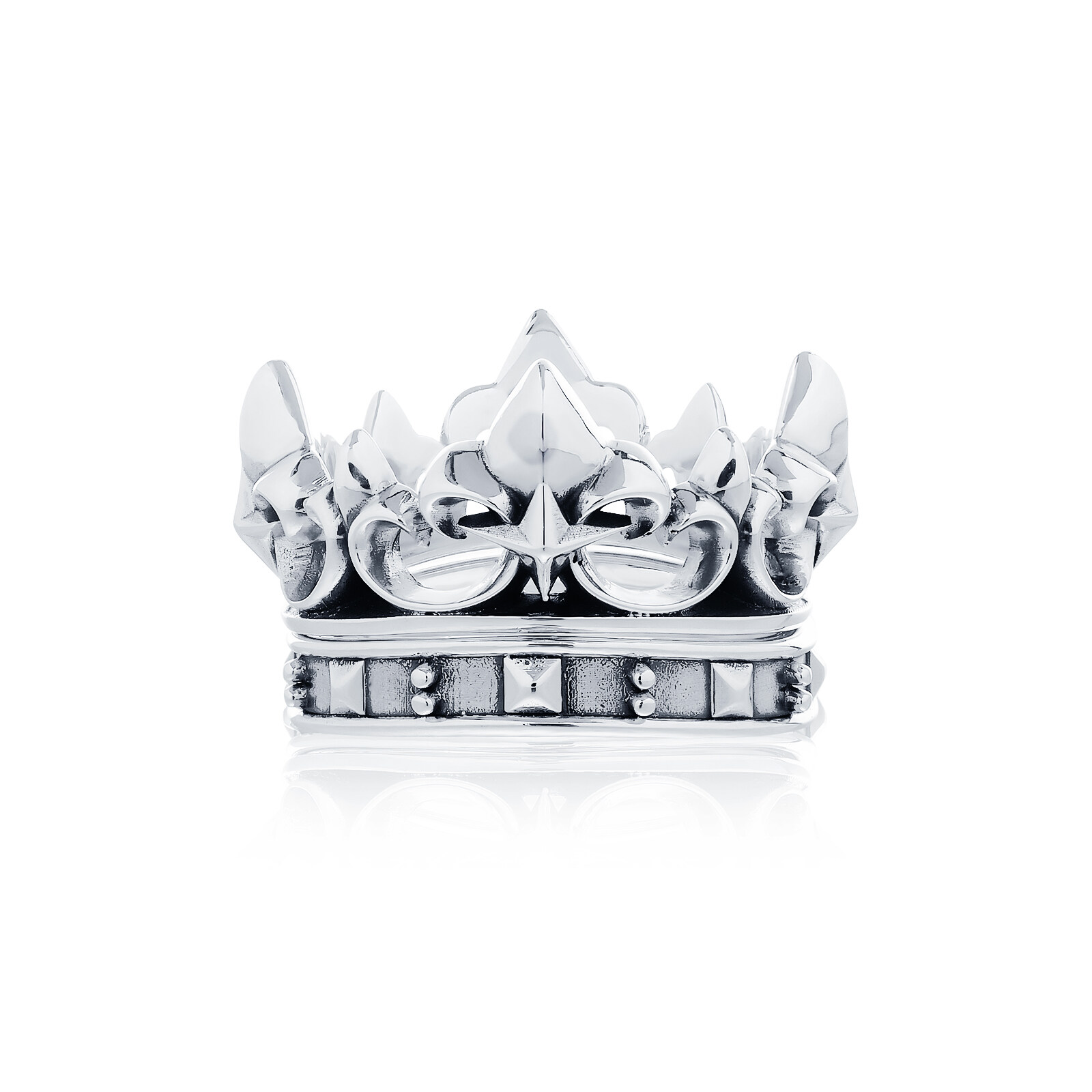 the Grand Westminster Crown ring แหวนเงินแท้ 925 แกะมือขัดเงาพิเศษ พร้อมลงดำขับลาย ลายมงกุฎ Westminster **แยกเป็นสองวง ใส่ซ้อนให้ลงล็อกกันหรือแยกใส่ได้ **