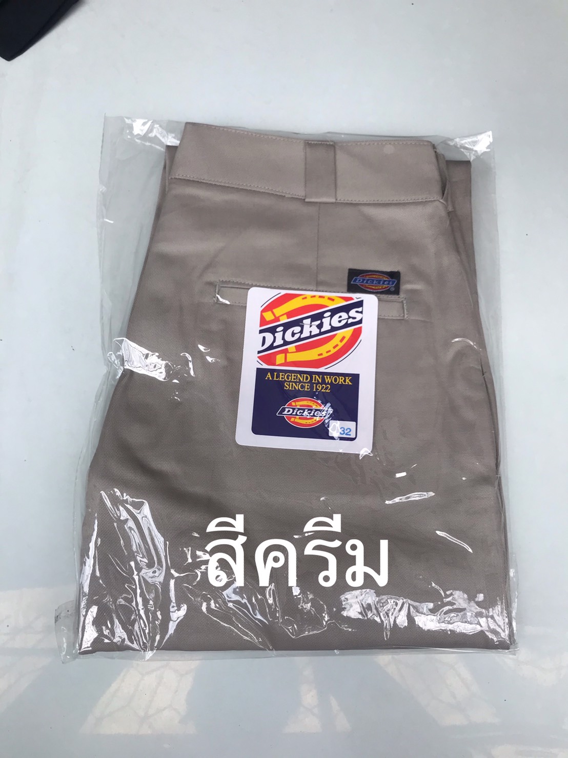 กางเกง Dickies ดิกกี้ ขายาว ขากระบอก ผ้าชิโน มี 6 สี ดำ กรม น้ำตาล เขียว เทา ครีม กางเกงนักศึกษา กาง