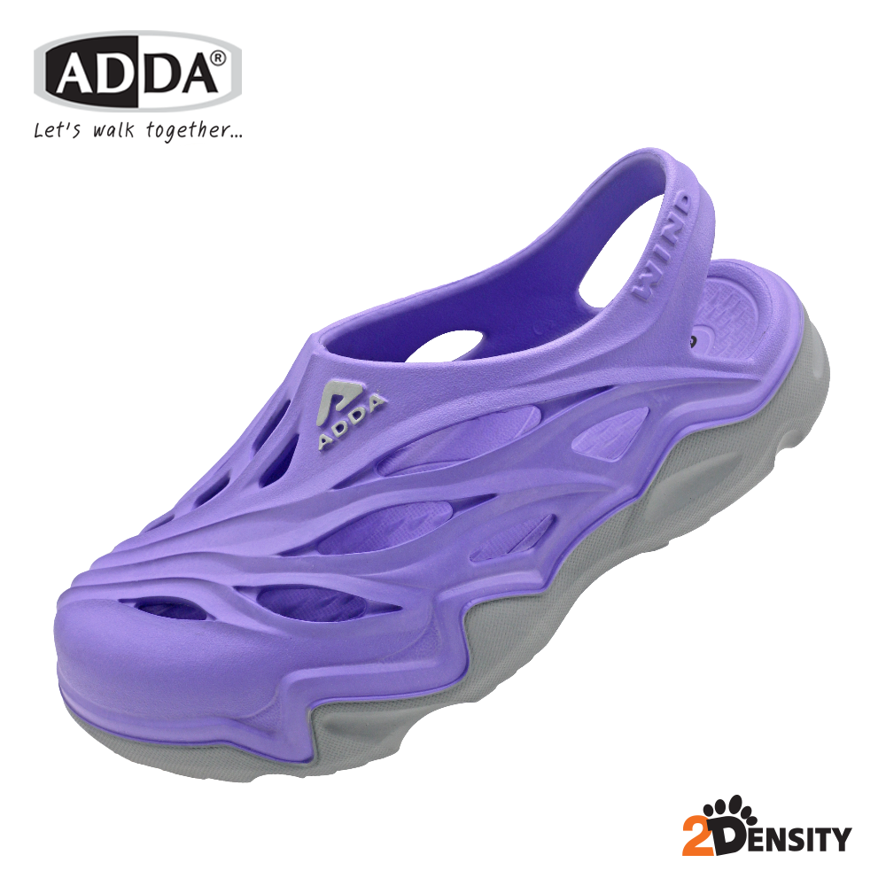 ADDA 2density รองเท้าแตะ รองเท้าลำลอง สำหรับผู้หญิง แบบสวมหัวโต รัดส้น รุ่น 5TD75W2 (ไซส์ 4-6) ราคา 385 บาท*ส่งฟรี