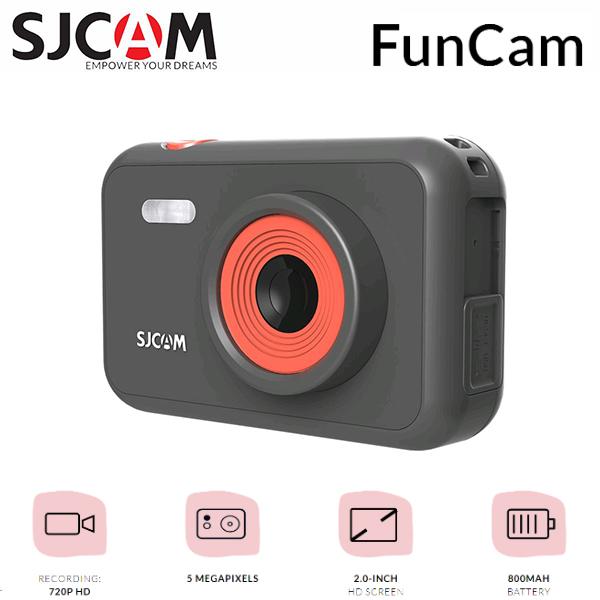 SJCAM FunCam Video HD 720P Action Camera Digital Kids กล้องแอคชั่น กล้องถ่ายรูป กล้องถ่ายภาพ กล้องถ่ายรูปดิจิตอล กล้องเด็ก (มีหลายสี) รับประกัน 1 ปี