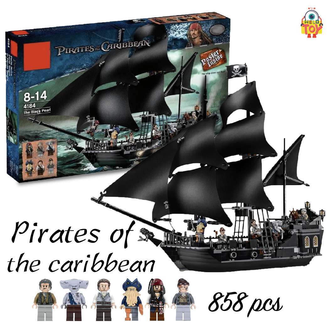 ตัวต่อ KAKU19001 เรือโจรสลัด Pirates Of The Caribbean ชุด The Black Pearl