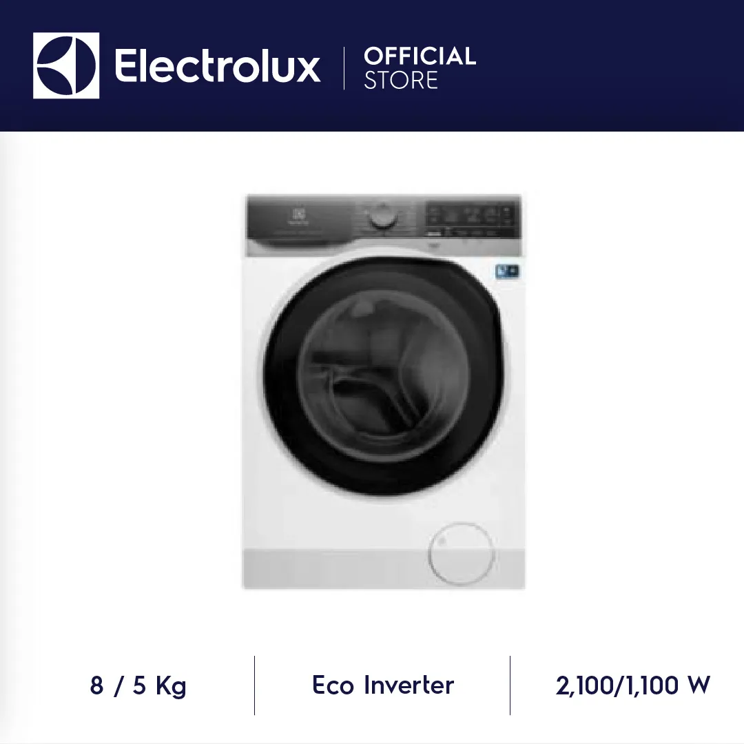 Electrolux เครื่องซักอบผ้า รุ่น EWW8023AEWA ขนาดความจุการซัก 8 KG. การอบ 5 KG.