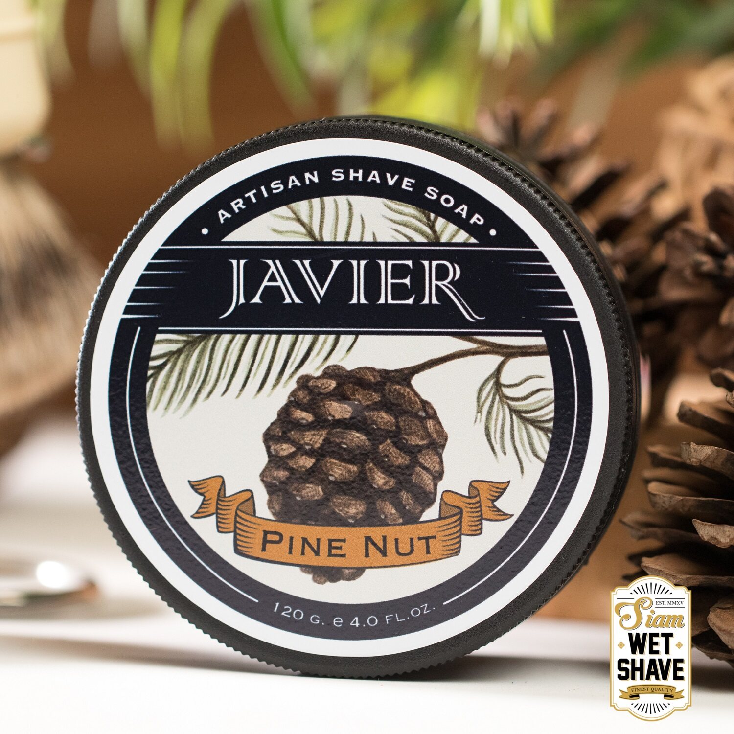 สบู่โกนหนวด JAVIER กลิ่น Pine Nut