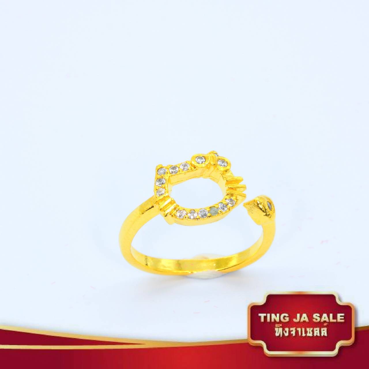 แหวนชูดีไซน์คลาสสิค ประดับเพชร ปรับขนาดได้ แหวนผู้หญิง แหวนคู่ แหวนคู่รัก เครื่องประดับ สินค้าขายดีพร้อมส่ง