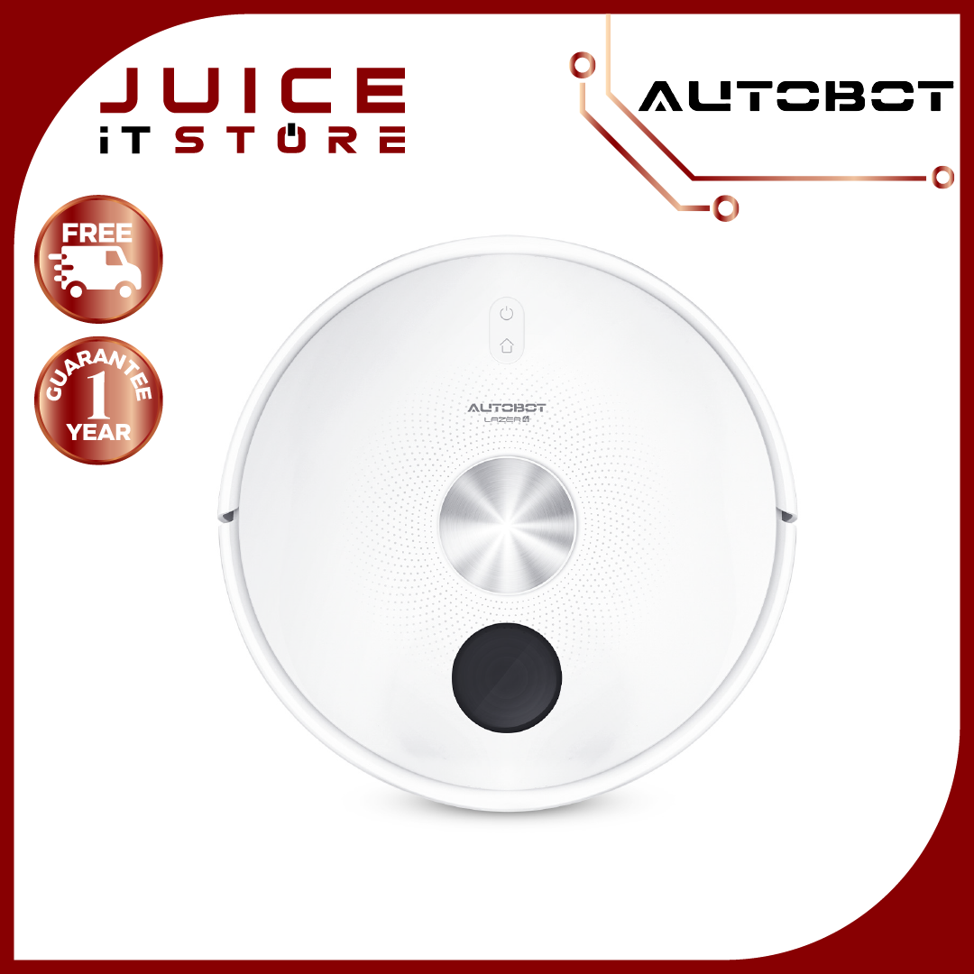 AUTOBOT หุ่นยนต์ดูดฝุ่น รุ่น LAZER Mark 4 ตัว TOP หุ่นยนต์ดูดฝุ่น ระบบ Laser Hybrid Mapping - Robot Vacuum Cleaner AUTOBOT หุ่นยนต์ดูดฝุ่น รุ่น LAZER Mark 4 ตัว TOP หุ่นยนต์ดูดฝุ่น ระบบ Laser Hybrid Mapping - Robot Vacuum Cleaner