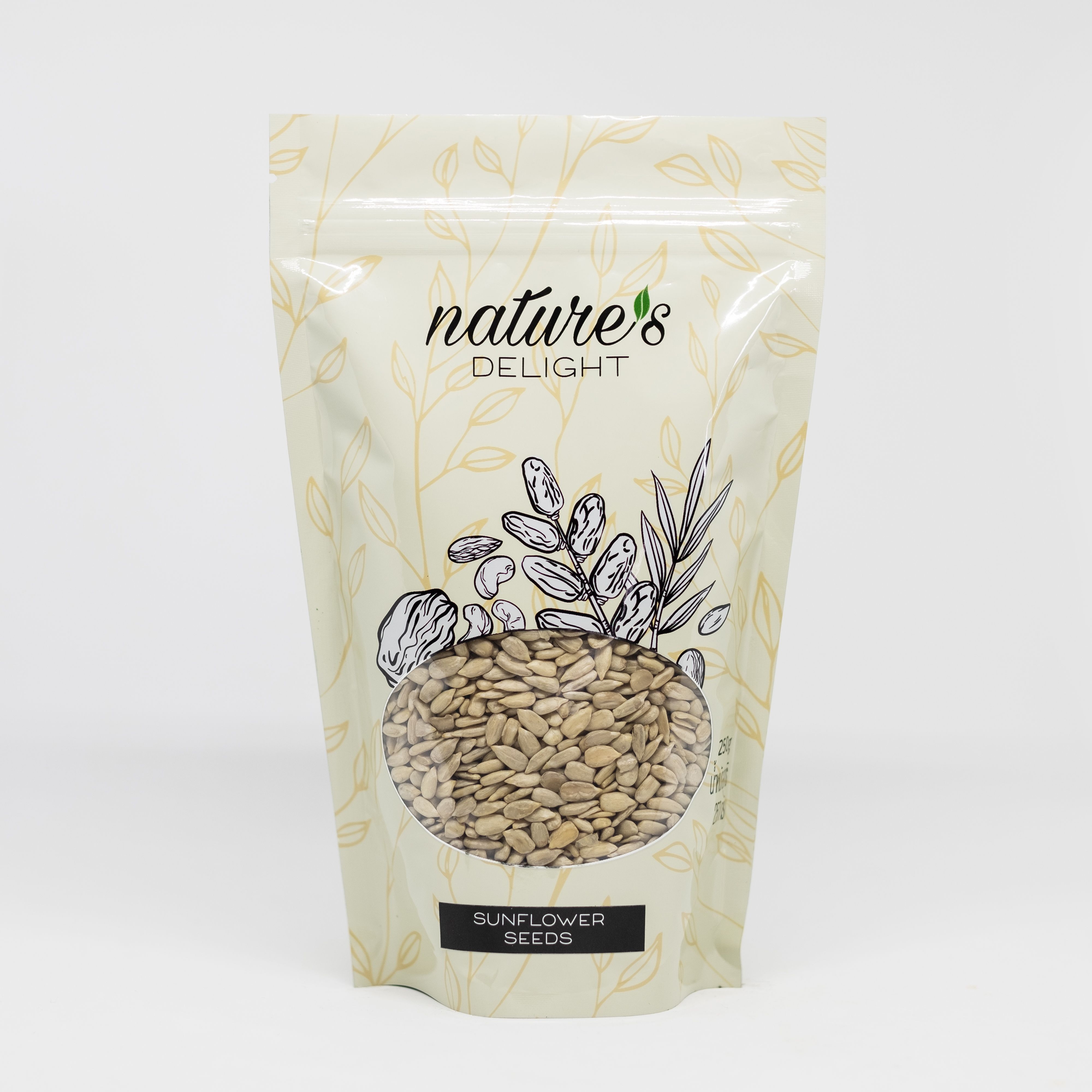 Nature's Delight Sunflower Seeds 250g (Raw) / Sunflower Seeds 250 Grams (Not yet Roasted) Nature's Delight Brand ราคา 90 บาท*ส่งฟรี