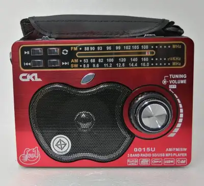 วิทยุลำโพง#0015 รับสัญญาณวิทยุ AM , FM , SW , MP3 AUX , SD , TF , USB (3)