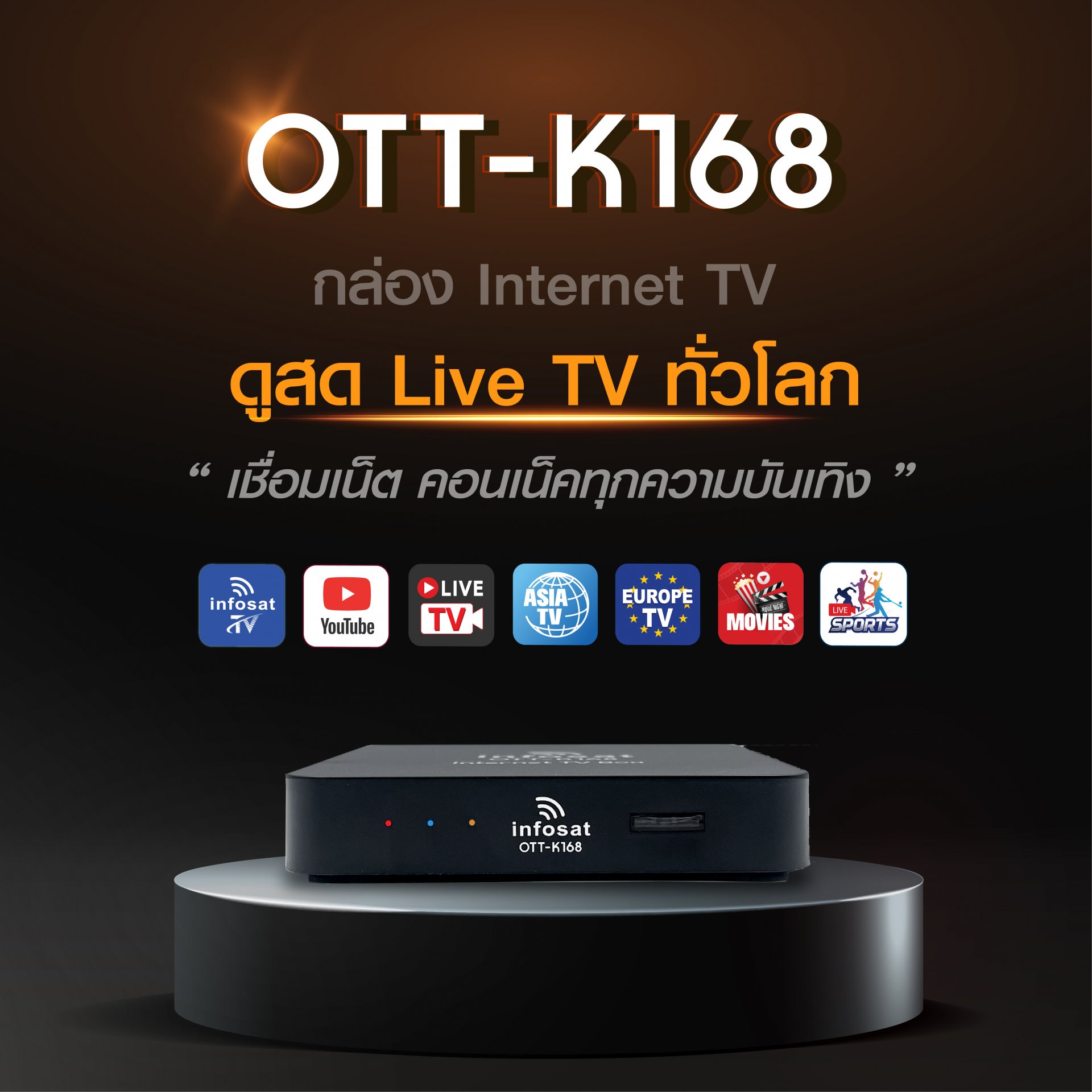 Infosat Internet TV Box インターネットテレビ ボックス 【公式通販】