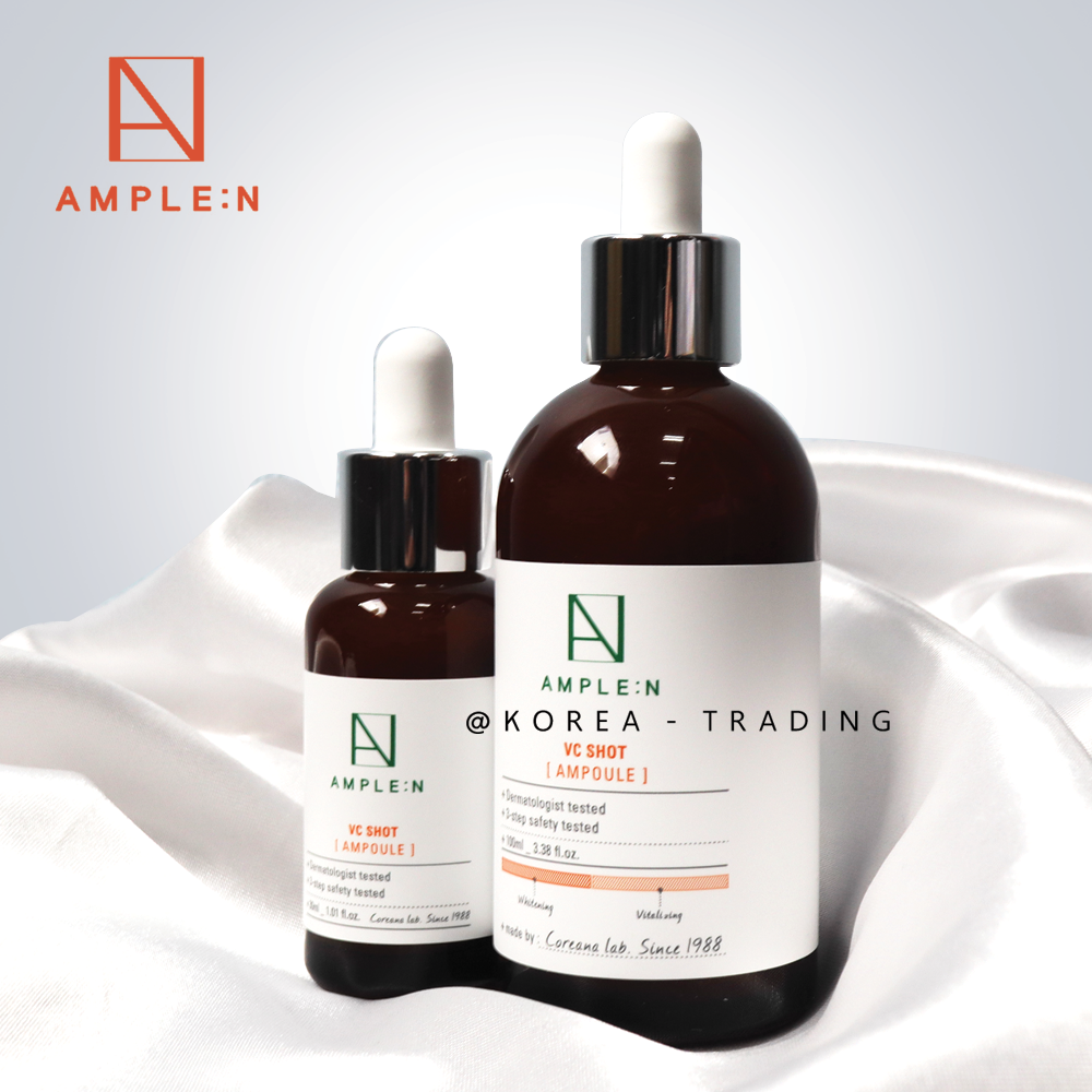 Ample N VC Shot Ampoule เซรั่มวิตตามินซี วิตซี แอมเพิลเอ็น ของแท้ร้าน Korea Trading