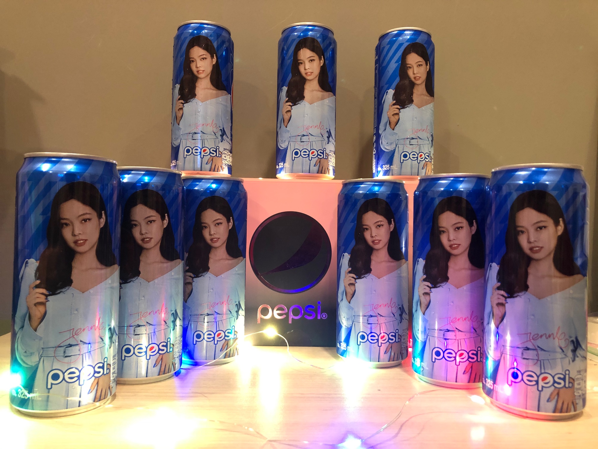 PepsiXBlackpink Limited Edition - jennie - ฟ้า (1กระป๋อง)📍ขนาด 325 ml.