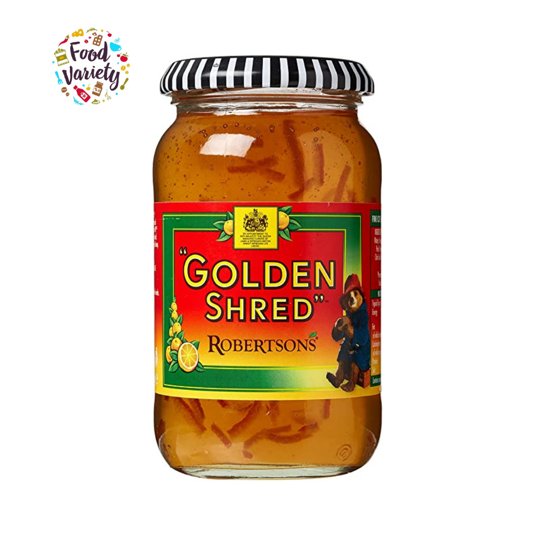 Robertson's Golden Shred Fine Cut Orange Jelly Marmalade 454g รอแบร์ตซ่อน โกลเด้นเชรดแยมผิวส้ม