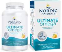 Nordic Naturals Ultimate Omega น้ำมันปลา โอเมก้า3 EPA DHA รสเลมอน ไม่มีกลิ่นปลา 180 แคปซูล