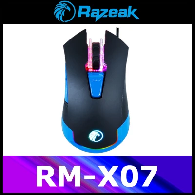 Razeak Rm-x07 เมาส์เกมมิ่ง nasus mouse mscro Razeak