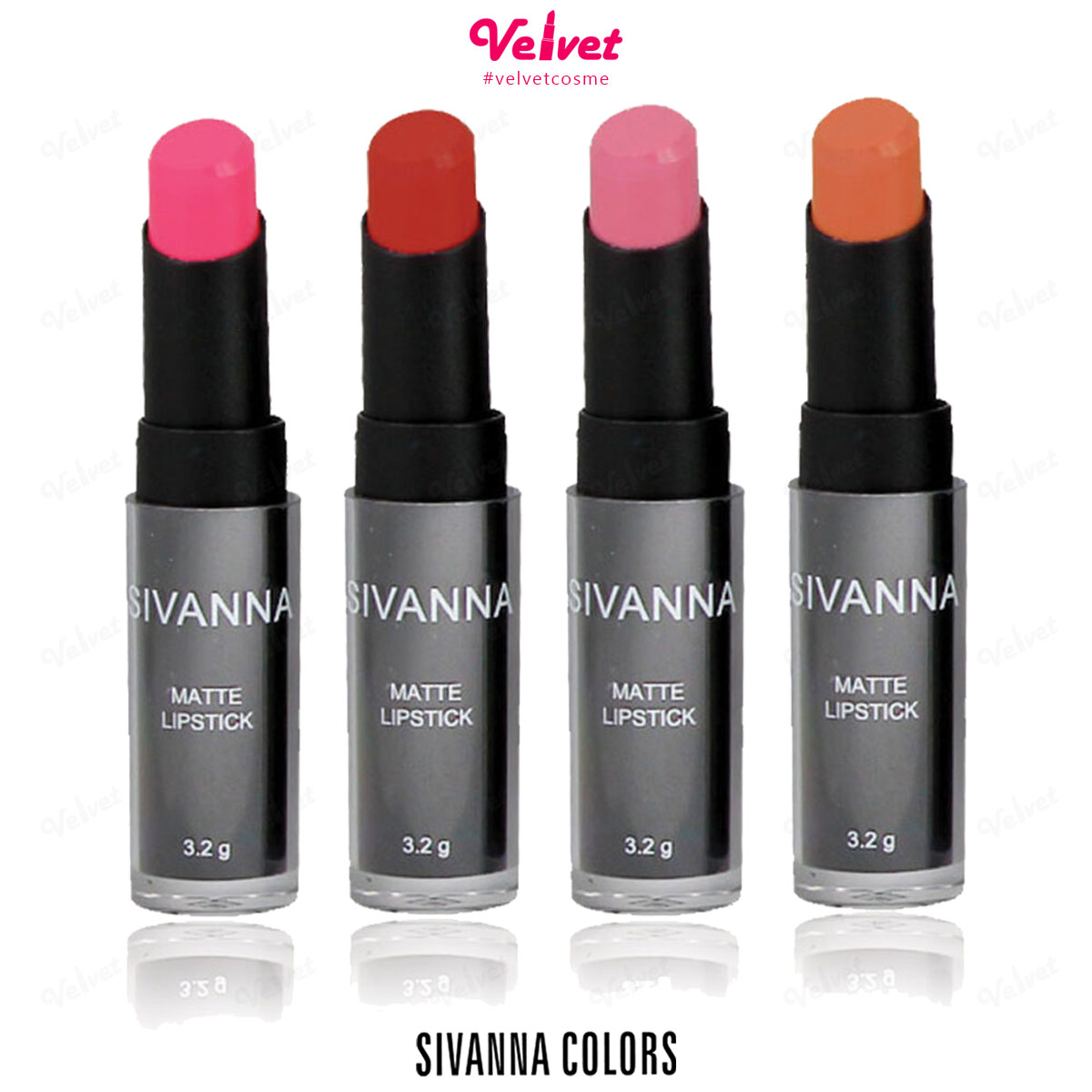 Sivanna Colors Matte lipstick HF308 ลิปแมท ลิปสติก (velvetcosme)