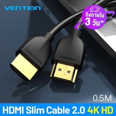 Vention HDMI Cable Slim HDMI to HDMI 2.0 HDR 4K 60Hz for Splitter Extender 1080P Cable for PS4 HDTV Projector 1m 3m Cable HDMI