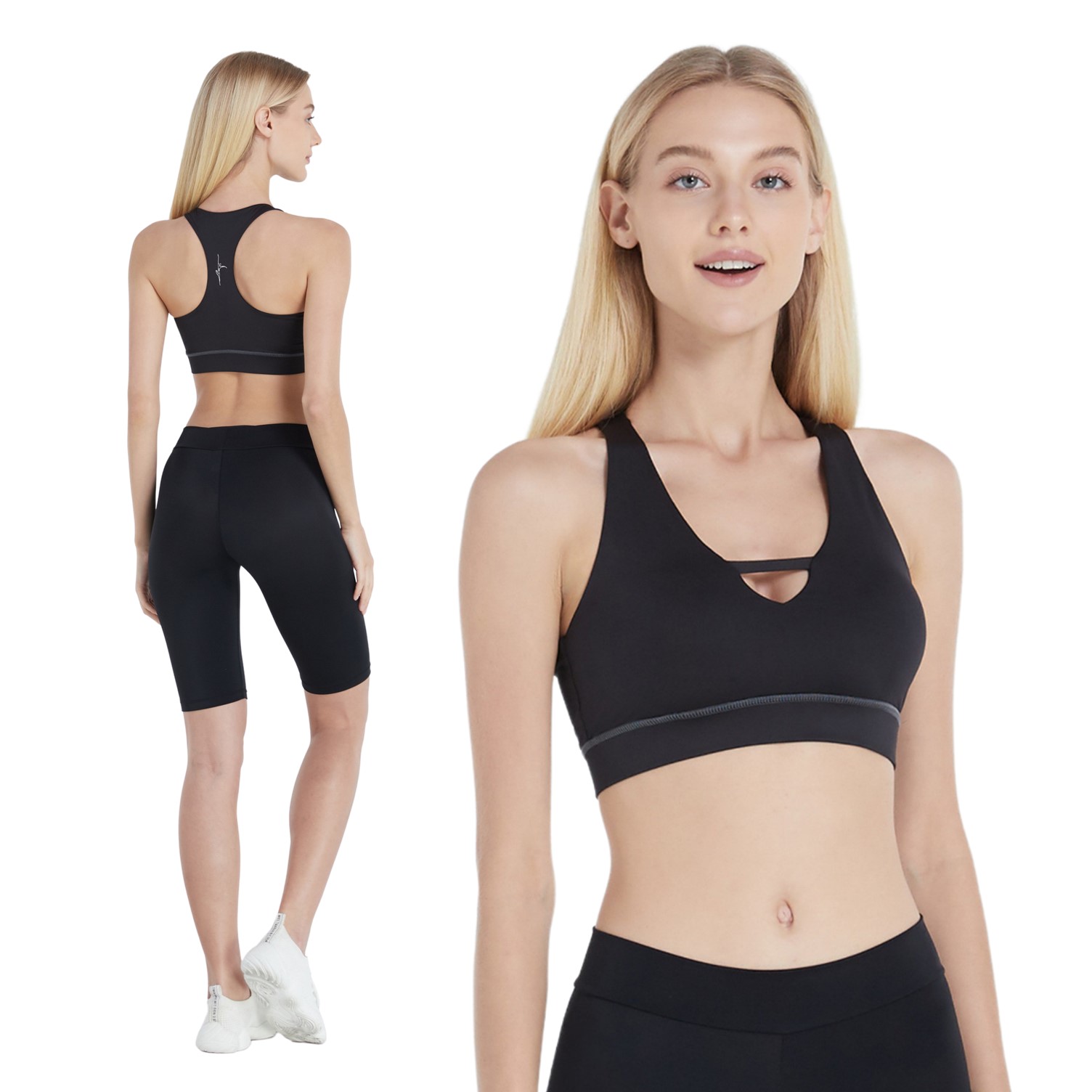 Cherilon เชอรีล่อน Sport Bra สปอร์ตบรา บรา ออกกำลังกาย ระดับความกระชับสูง ระบายอากาศดี ใส่สบาย ไม่อึดอัด OMPN-BNA179 ราคา 598 บาท*ส่งฟรี