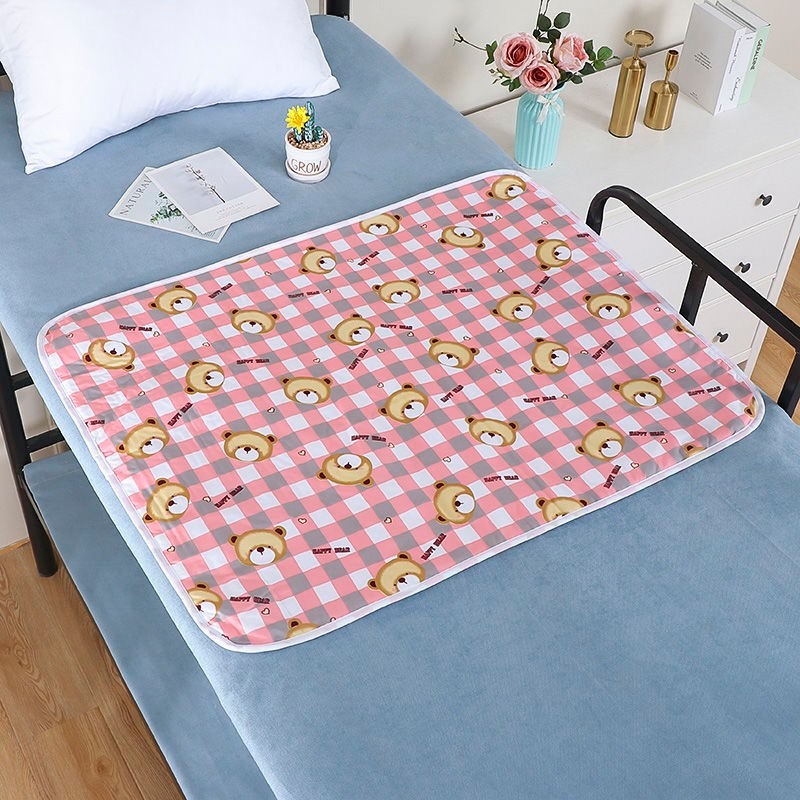 แผ่นรองกันเปื้อน (50*70 cm) รองฉี่ กันน้ำ ผ้ารองเปลี่ยนผ้าอ้อม ผ้ารองกันปัสสาวะ แผ่นรองซับที่นอน แผ่นรองนอนกันฉี่