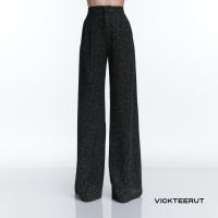 VICKTEERUT (ราคาปกติ 10800-.) Re-Edition Wide Leg Tweed Trousers กางเกงขาบาน ผ้าทวีด