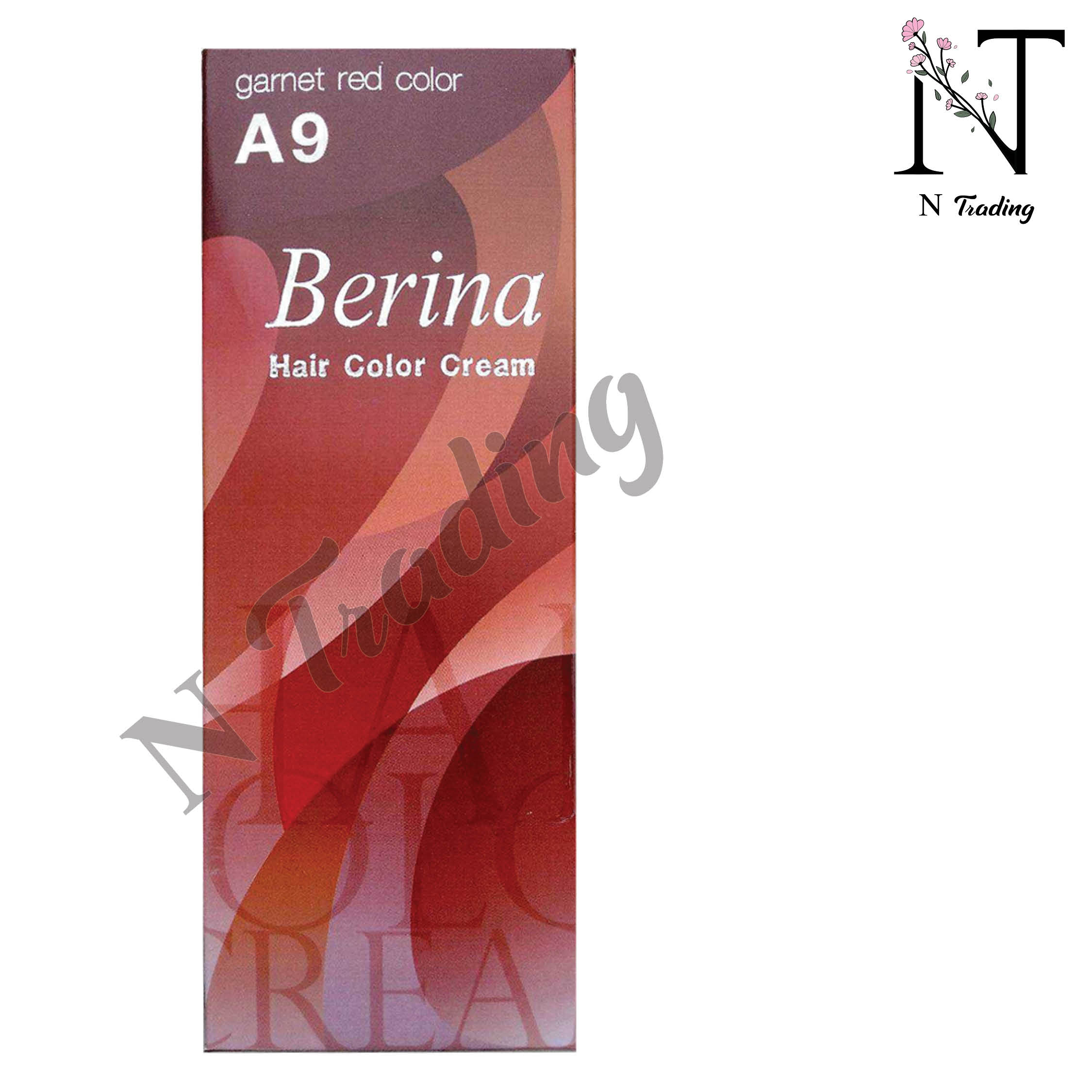 เบอริน่า ครีมย้อมผม / Berina Hair Color Cream ปริมาณสุทธิ 60 กรัม