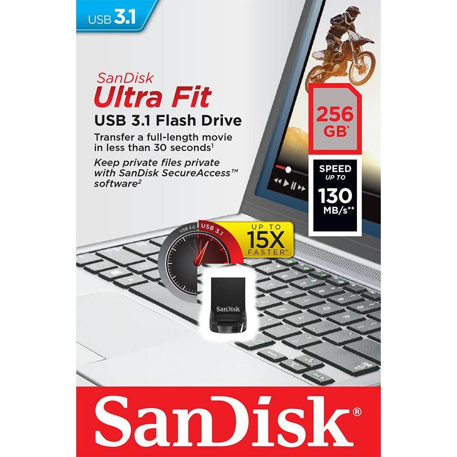 SANDISK ULTRA FIT Flash Drive 16GB USB3.1 (SDCZ430) เมมโมรี่ การ์ด แซนดิส แฟลซไดร์ฟ แฟลตไดซ์  สำหรับ โน๊ตบุ๊ค คอมพิวเตอร์ โน๊ตบุ้ค Notebook Computer PC Mac โดย Synnex รับ