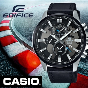 สินค้า Casio นาฬิกา Edifice EFR-303 กันน้ำ ผู้ชายนาฬิกาสปอร์ตควอทซ์คลาสสิกเทรนด์ธุรกิจสบาย ๆ เหล็กนาฬิกากันน้ำ