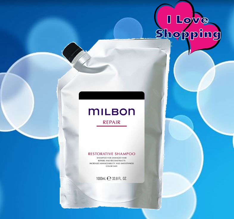 Milbon Repair Restorative Shampoo/Treatment 1000 ml แชมพู และครีมนวดผม สำหรับผมแห้งเสีย ราคา 2,565 บาท*ส่งฟรี