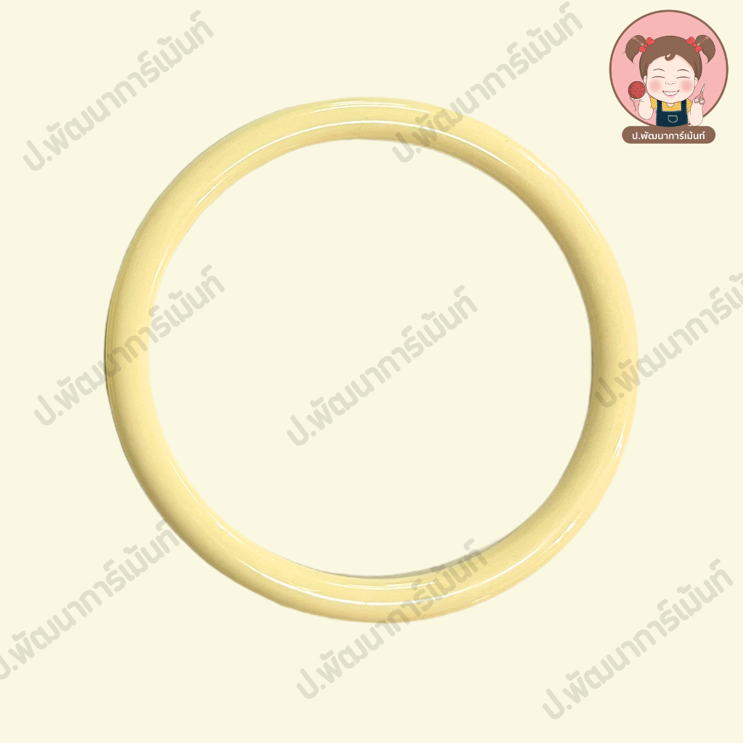 ห่วงกลม ห่วงพลาสติกกลม หูกระเป๋ากลม ขนาด 12 cm.(ราคา 10 บาทต่อ 1 อัน ไม่ใช่คู่)