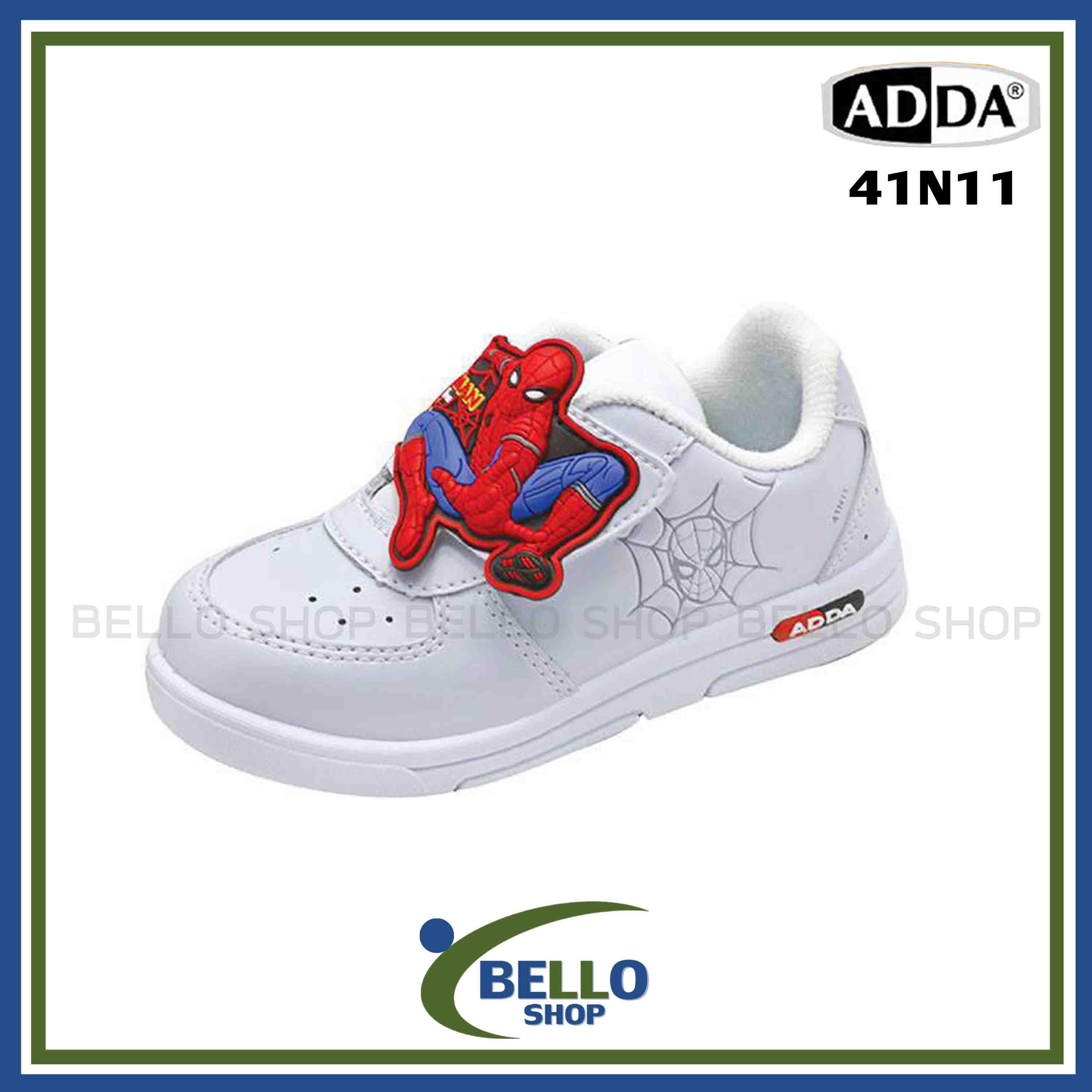 รองเท้าผ้าใบ ADDA ลาย Spider man รหัส 41N11