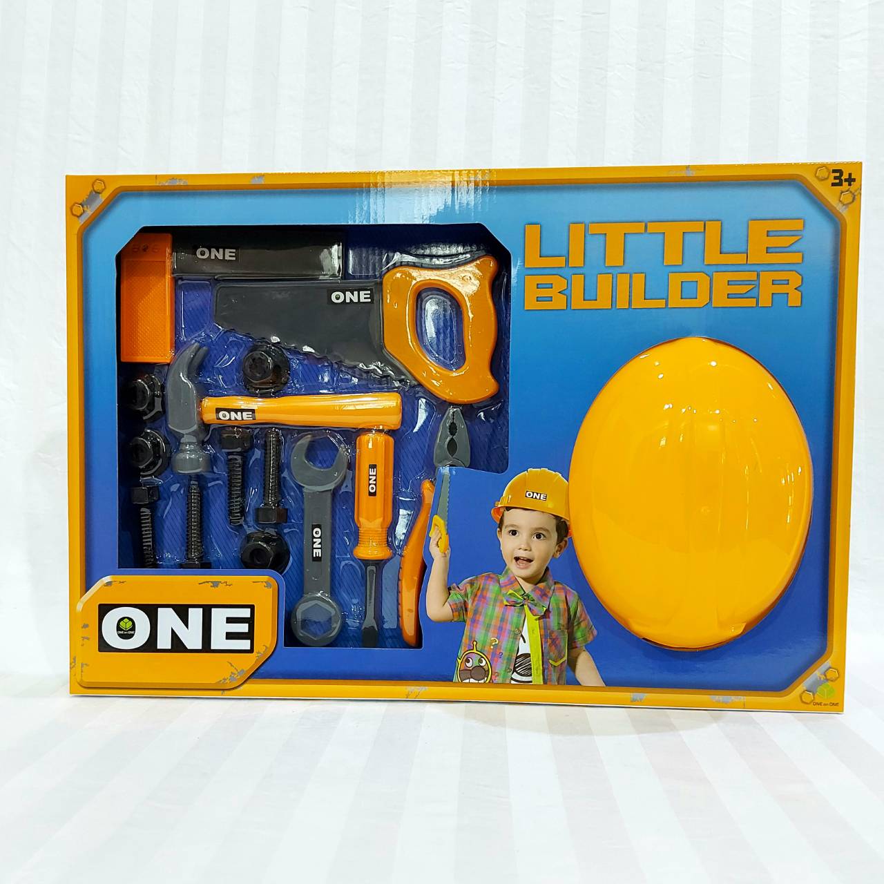 ชุดเครื่องมือช่าง พร้อมหมวก Little Builder ชุดช่างก่อสร้างของเล่น ชุดช่างก่อสร้างเด็ก ของเล่นเด็ก