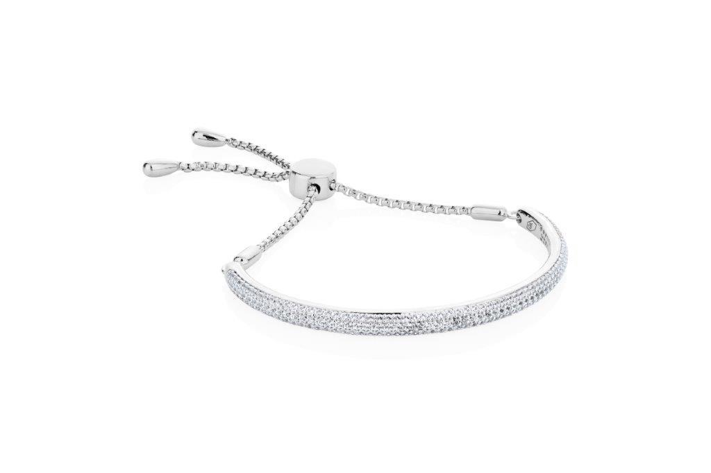 Maison de Jewels - Signature Full Pave Circle Slider Bracelet กำไลเงิน โรสโกลด์ ทอง แกะสลัก กำไลเพชร สร้อยข้อมือ ราคา 5,466 บาท*ส่งฟรี