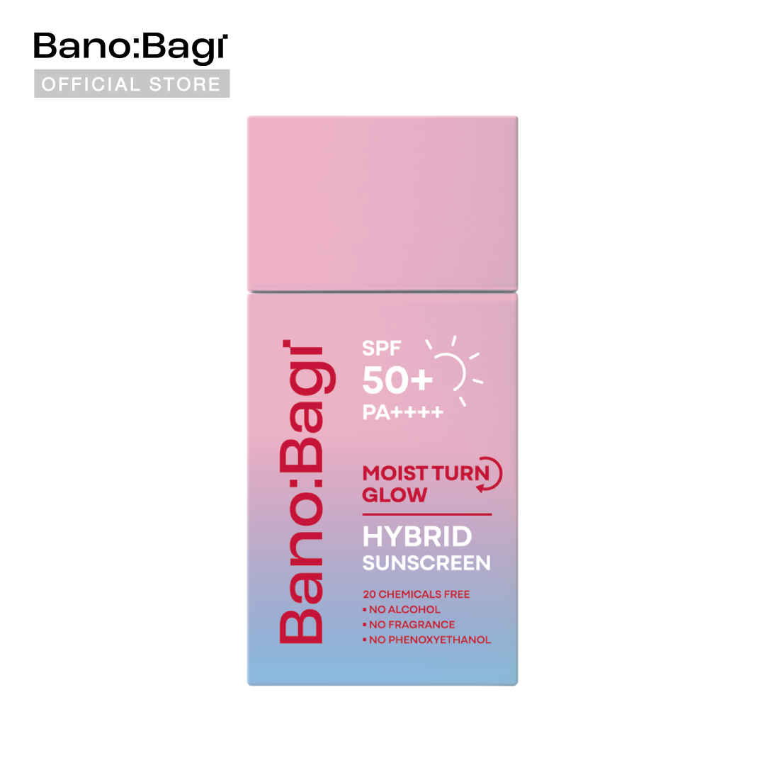 BANOBAGI Moist Turn Glow Hybrid Sunscreen SPF50+ PA++++ มอยส์ เทิร์น โกลว์ ไฮบริด ซันสกรีน
