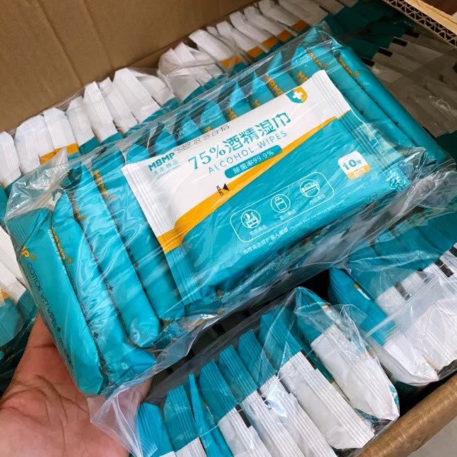Wet Wipes, Packaged with 10 Sheets, Wet Wipes, 10 Sheets, Alcohol Wipes, Ready for Delivery. 🔥 🔥 ราคา 2,700 บาท*ส่งฟรี