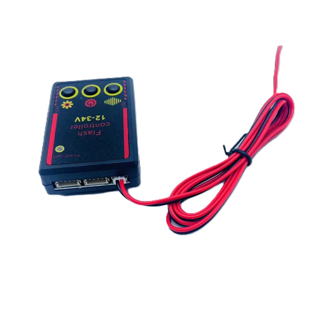 CAR มกล่องควบคุม ปรับจังหวะกระพริบ กล่องควบคุมสเตปไฟฉุกเฉิน ควบคุมไฟ 12-24V มี6สเต็ป มี2แบบให้เลือก FS / FST