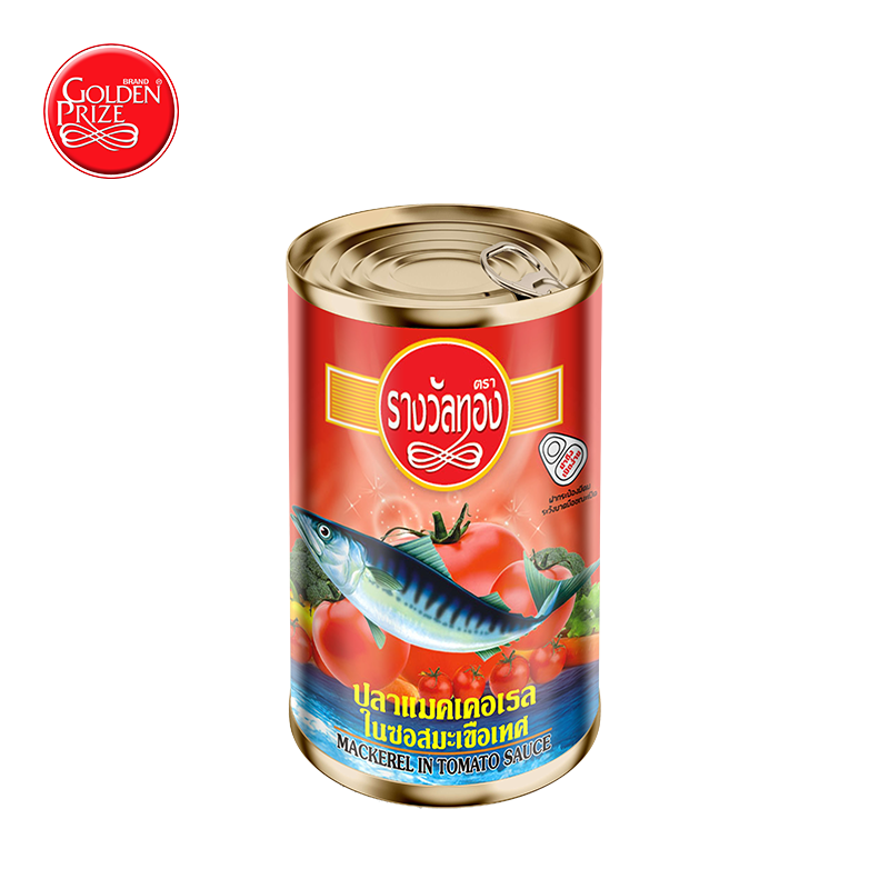 Golden Prize Mackerel in Tomato Sauce 155g ปลาแมคเคอเรลในซอสมะเขือเทศ