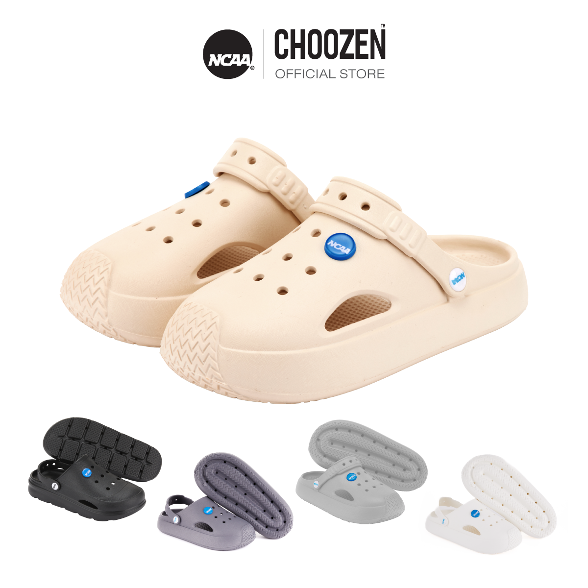 NCAA Casual Shoes รองเท้าแบบสวม Unisex EVA 100% สีขาว, กาแฟ, เทาเข้ม, เทาอ่อน, กากี 73251672 ราคา 780 บาท*ส่งฟรี