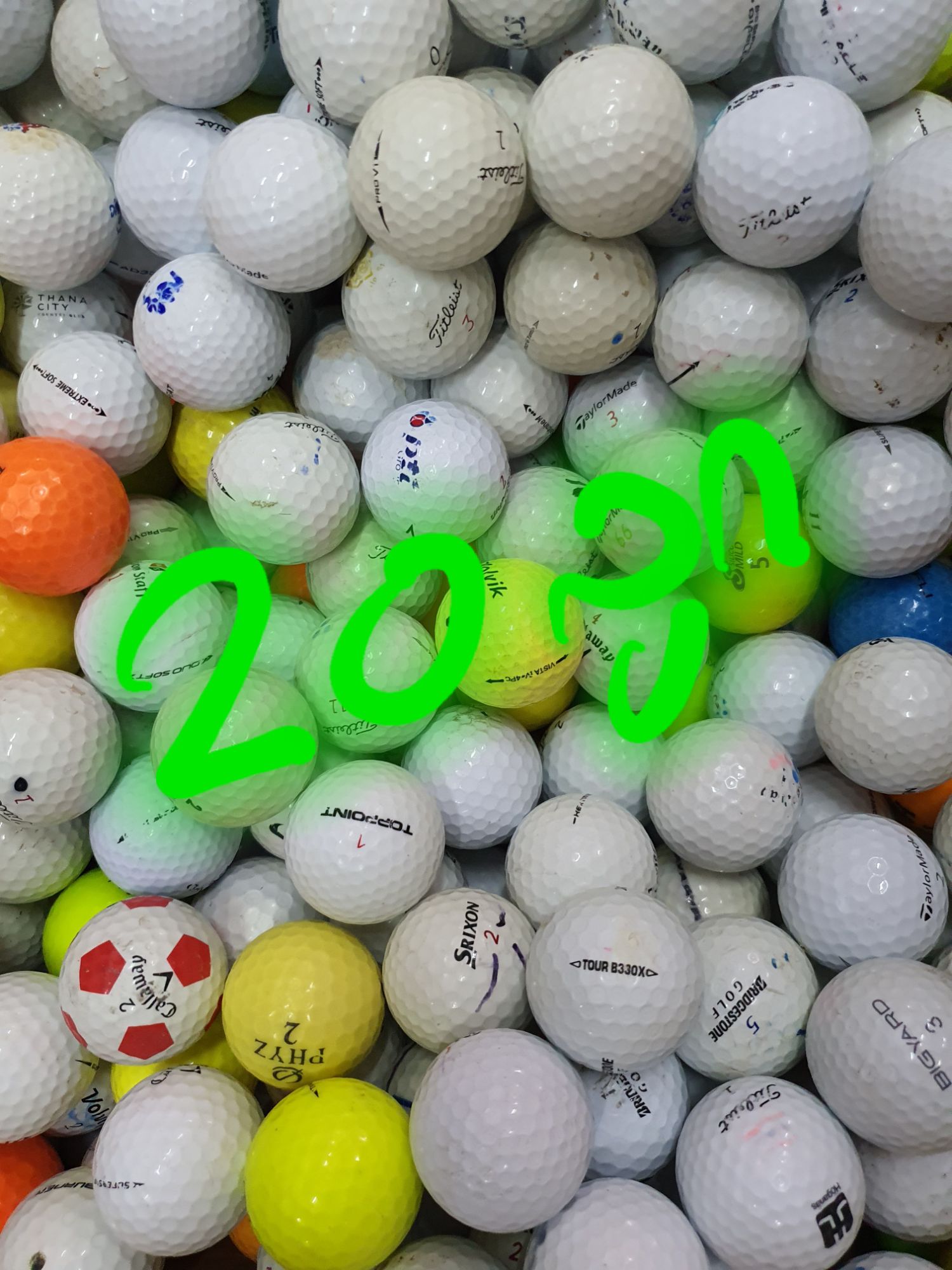 ลูกกอล์ฟ Golf Ball รวมยี่ห้อ 20 ลูก 190 บาท