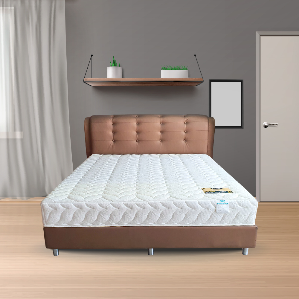 VENTRYที่นอนPocket Spring ยางพาราธรรมชาติ รุ่น PRIMO หนา 9 นิ้ว ~ฟรีหมอนหนุน+หมอนข้าง ส่งฟรี กทมและปริมณฑล ราคา 19,435 บาท*ส่งฟรี