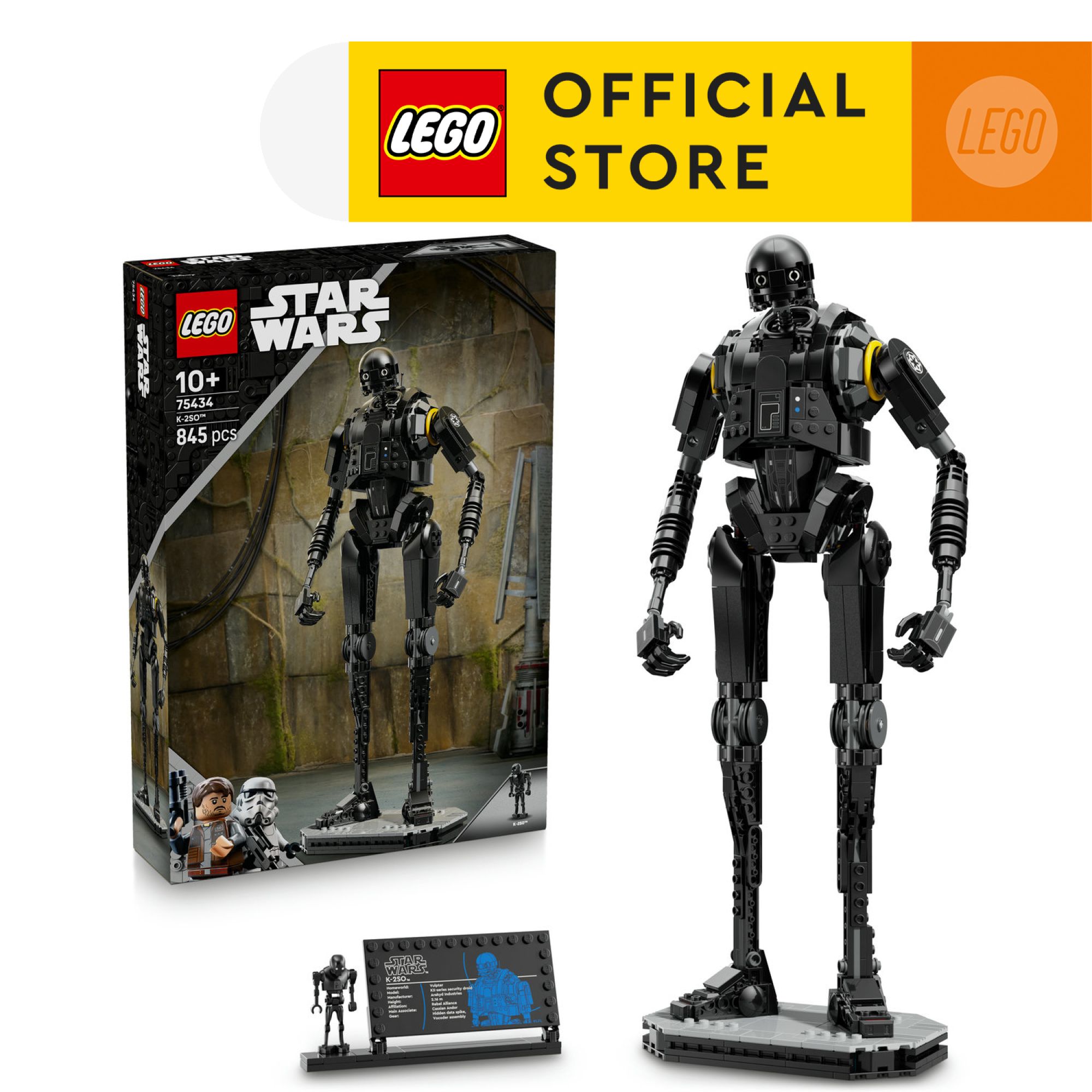 ของเล่นตัวต่อเสริมทักษะ LEGO Star Wars TM 75434 K-2SO Security Droid (845 ชิ้น),บล็อก,ของเล่นเด็ก ราคา 4,790 บาท*ส่งฟรี