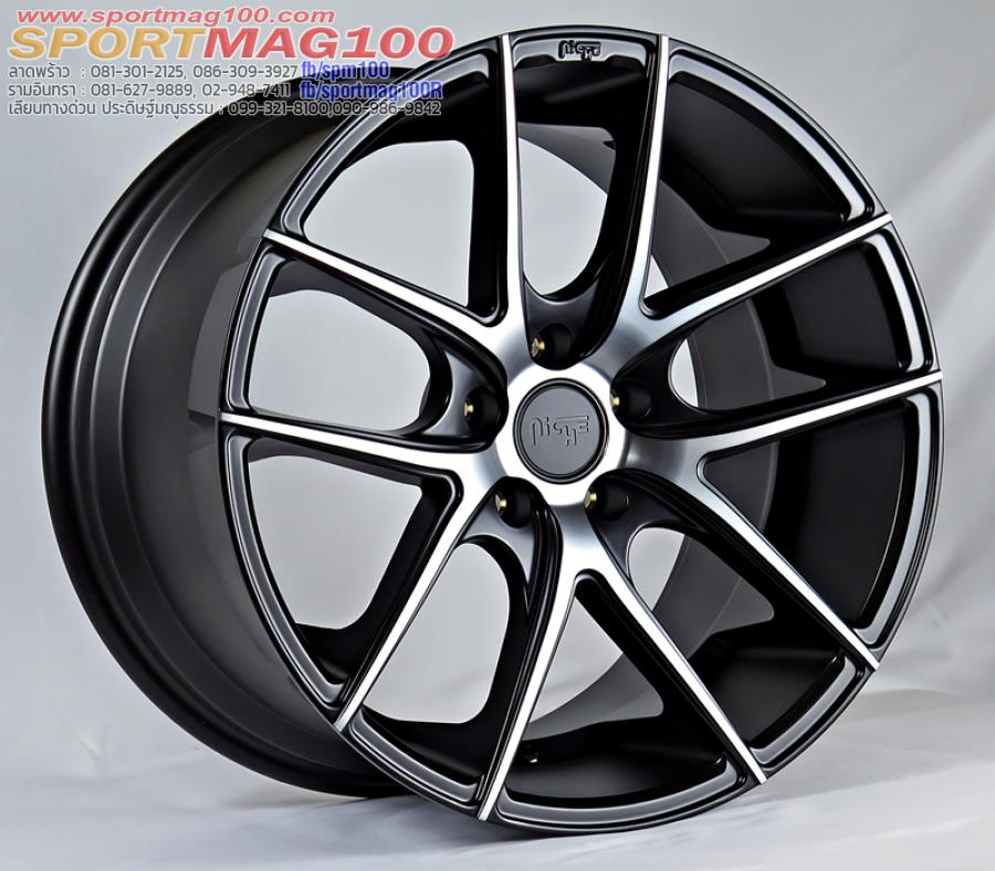 อุปกรณ์และชิ้นส่วนยานยนต์ Niche Max Usa Targa 5 Holes 120 Et35 Black Lacquer สีดำ F8.5 R9.5-19 นิ้ว(13031) ราคา 59,800 บาท*ส่งฟรี