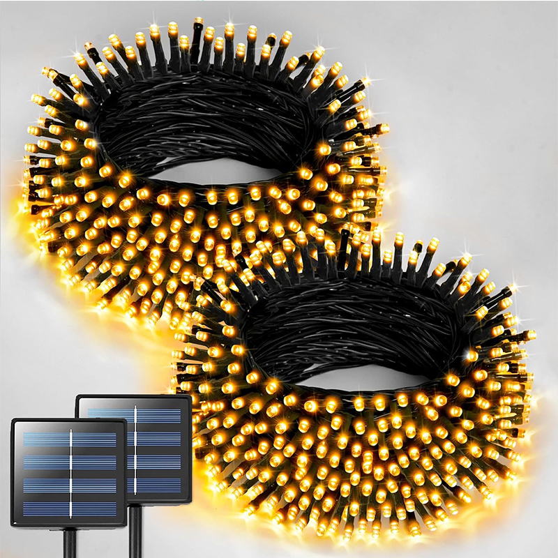 SUPERLED ไฟโซล่าเซลล์ โคมไฟพลังงานแสงอาทิตย์ LED ไฟปีใหม่ ไฟคริสต์มาส ไฟตกแต่งตามเทศกาล ยาว 10-100เมตร กันน้ำ สําหรับตกแต่งสวน