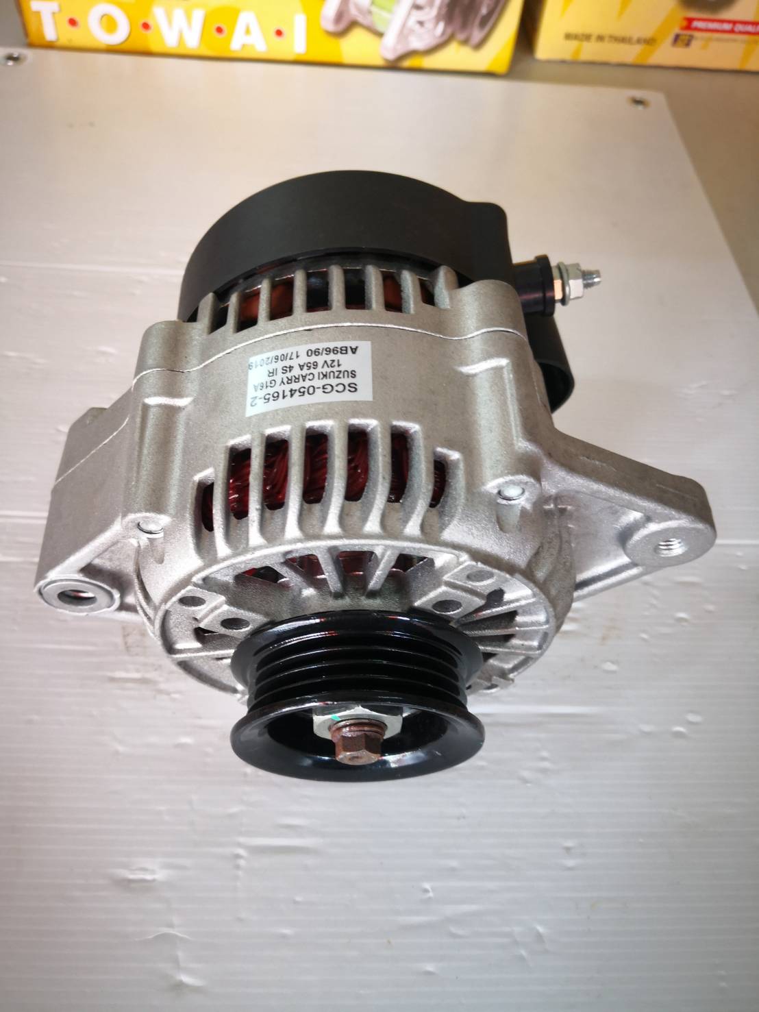 ALTERNATOR HONDA CIVIC 1992-2000 CITY 1995-2001 ไดชาร์จ ฮอนด้า ซีวิค ขาเดี่ยว ปี1992 - ปี2000 , ซิตี้ ปี1995 - ปี2001 สินค้าบิ้วโรงงาน รับประกันโดย สยามแบตเตอรี่ ราคา 2,211 บาท*ส่งฟรี