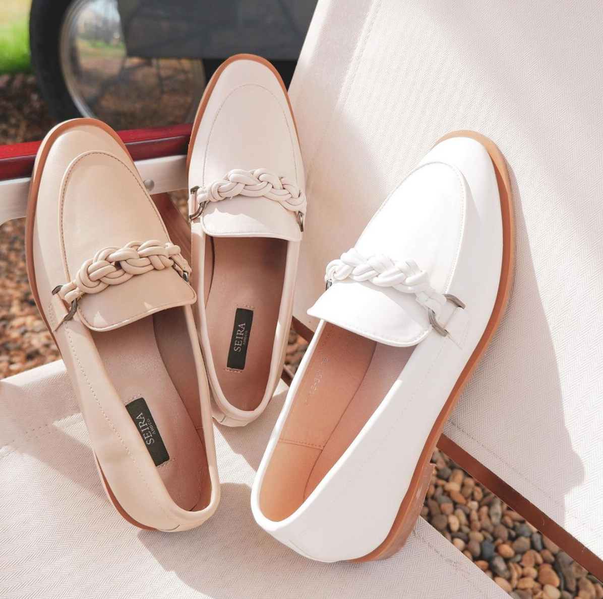 Seiraelves - Lope loafers รองเท้าโลฟเฟอร์ รองเท้าไปทำงาน ฟองน้ำหนา รับประกันความใส่สบาย 100% รีสต๊อก 3 รอบแล้วค่า