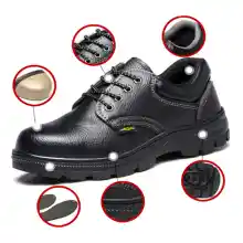 ภาพขนาดย่อของสินค้ารองเท้าเซฟตี้ รองเท้าหัวเหล็ก รองเท้า โรงงาน SAFETY SHOES ไซร์ 35 - 45 คุณภาพดี