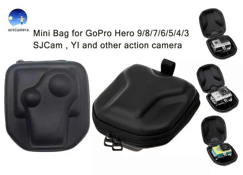 Mini Bag for GoPro Hero 9/8/7/6/5/4/3+/3 , YI , SJCam กระเป๋า ใส่ เคส กล้อง GoPro Hero 9/8/7/6/5/4/3+/3 , YI , SJCam