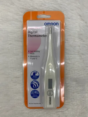 ปรอทวัดไข้ Omron Digital Thermometer รุ่น MC-246 เทอร์โมมิเตอร์วัดอุณหภูมิ เปลี่ยนถ่านได้