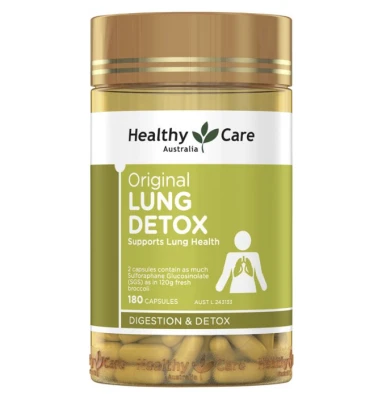 Healthy Care Lung Detox 180 Capsules
